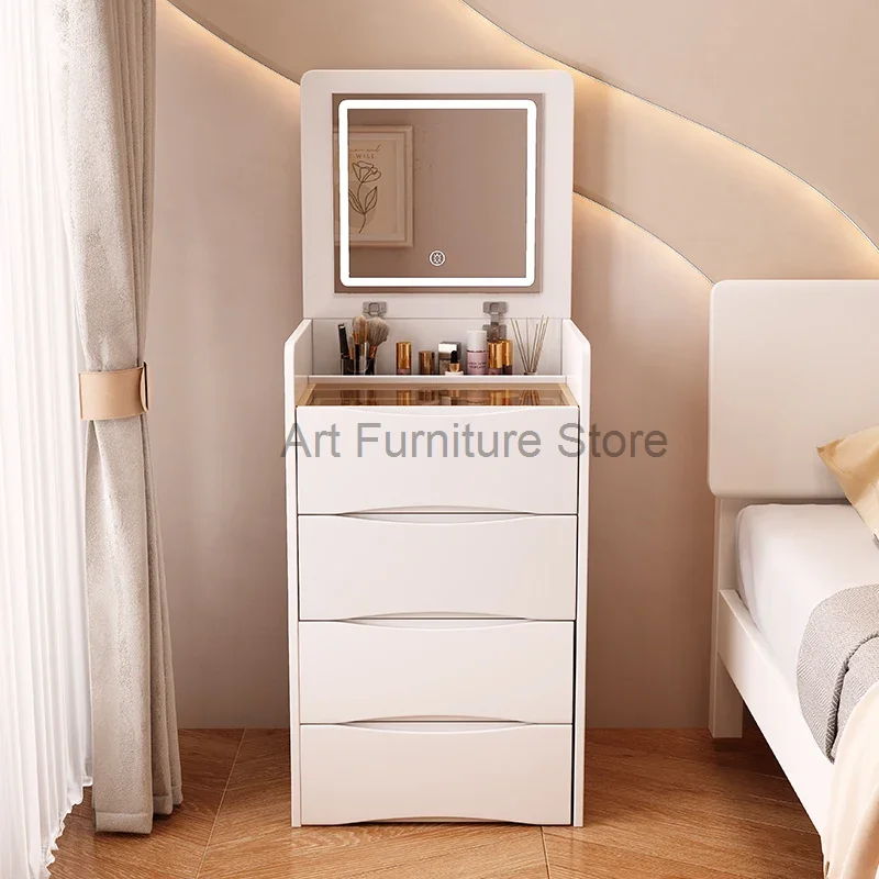 

Comfortable Storage Bedside Table Dresser Drawers Modern Bedroom Bedside Table File Mobiles Mesita De Noches Furniture for Room