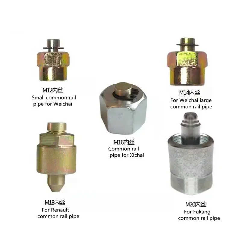 Diesel Common Rail Pipe Plug M12 M14 M16 M18 M20 Oil Tube Fuel Injector Cap