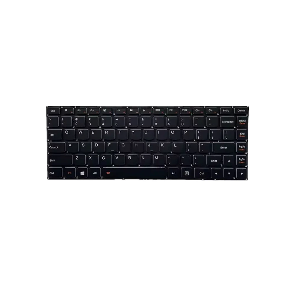 New Replacement Laptop Keyboard For LENOVO For IDEAPAD 500S-13ISK Colour Black US English Layout