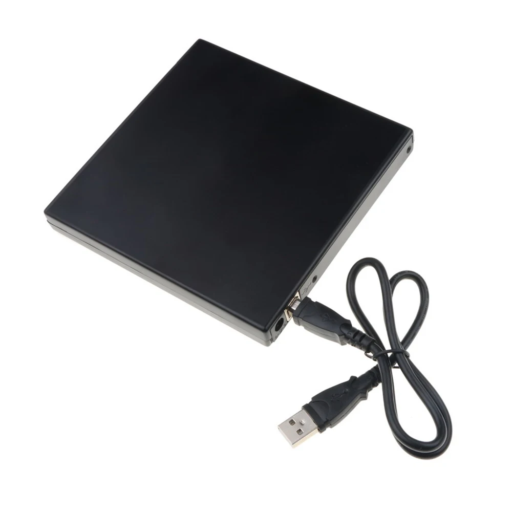 12.7mm USB 2.0 Portable External Optical Drive Case Kit External Mobile Enclosure DVD/CD-ROM Case For Laptop