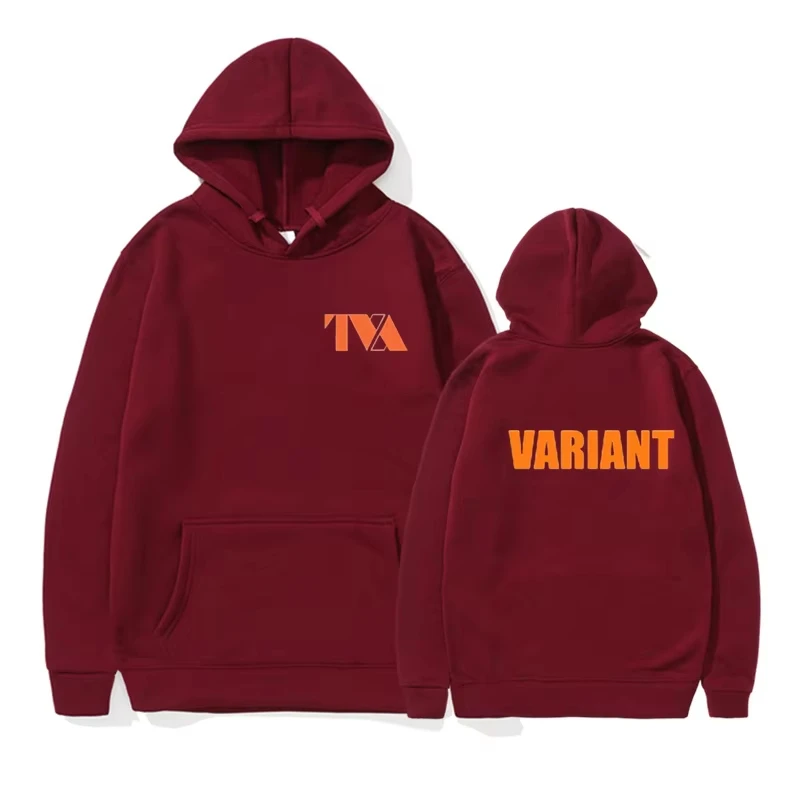 Frühlings- und Herbstmode Neue LOKI TVA Variant Letter Bedruckte Streetwear Unisex Hoodie Unix Warme Lässige Sportbekleidung – Detail 9