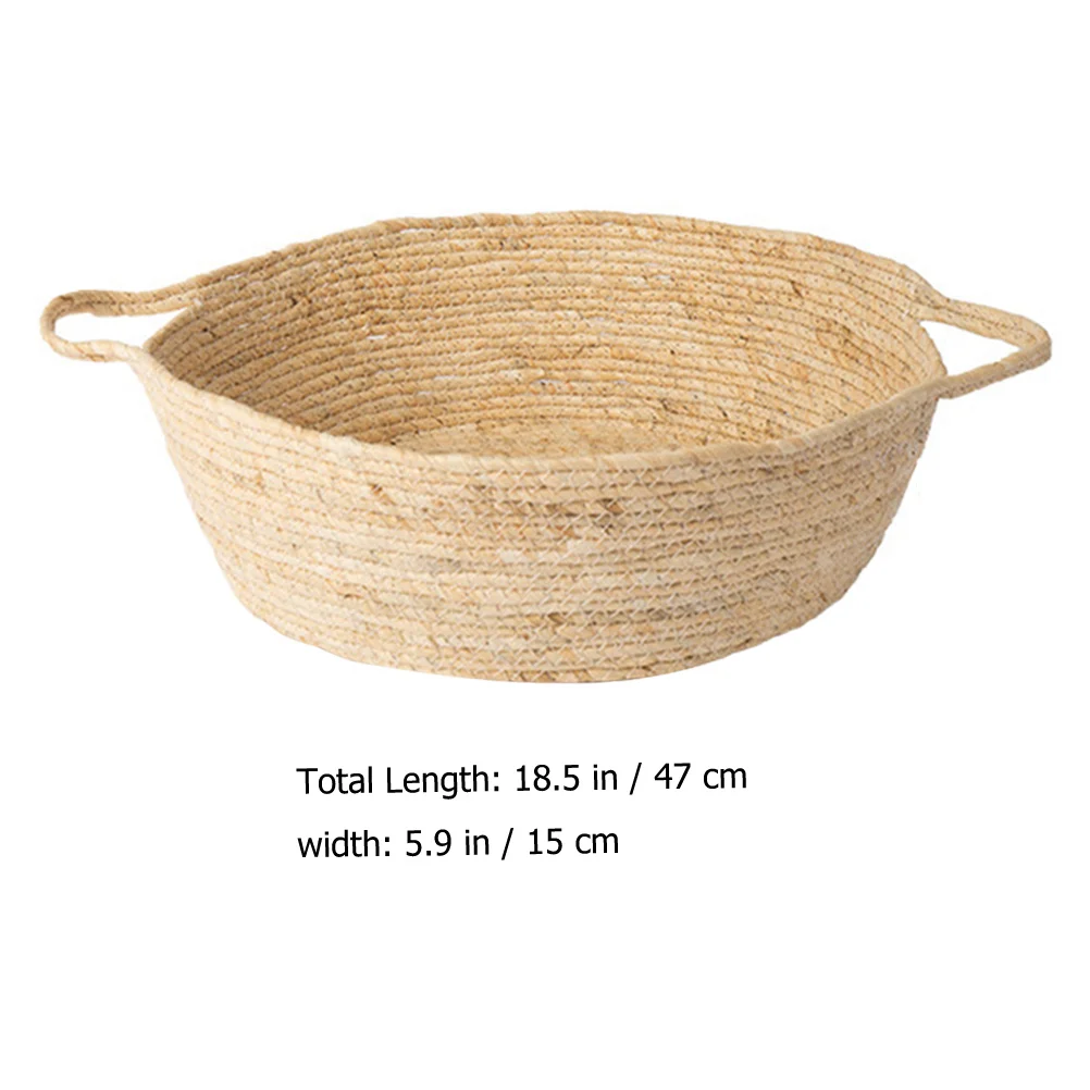 Rattan Cat Litter Wicker Cat Bed Summer Cat Bed Straw Nest Small Pet Bed Washable Cat Beds Cattail Grass Cat Rest Bed