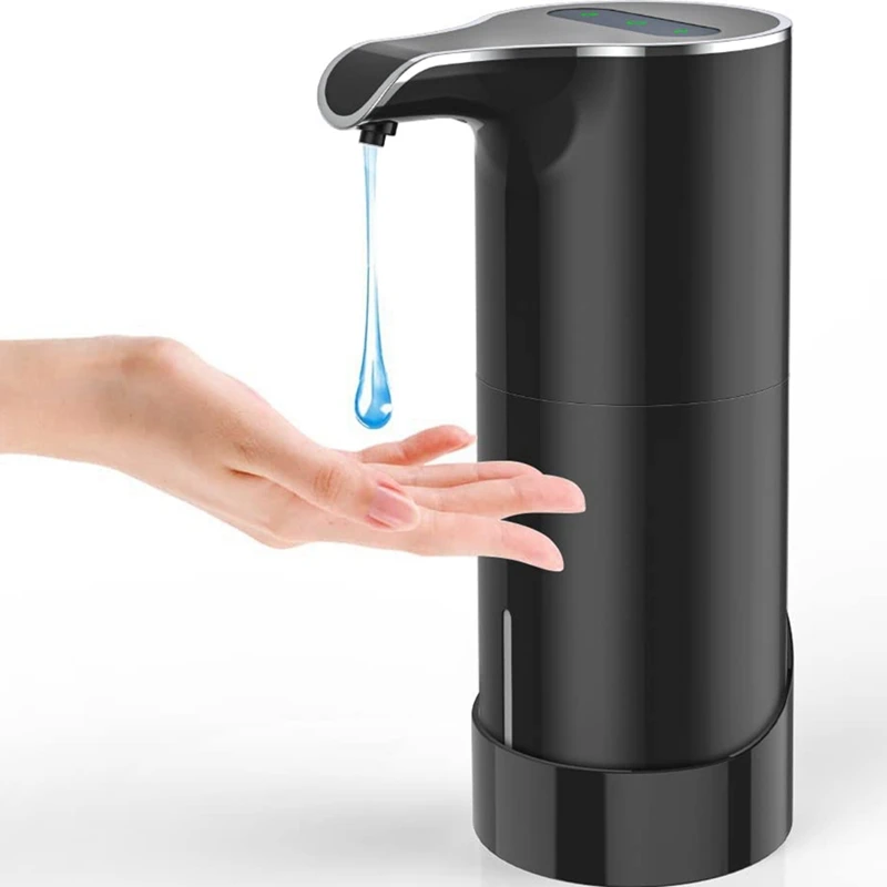 Soap Dispenser Automatic - Touchless Hand Soap Dispenser 5 Levels Adjustable 450Ml For Kitchen Bathroom Hotel