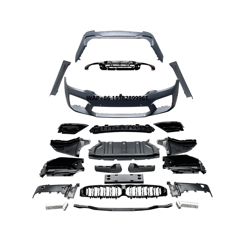 

For G30 M5 Body Kit for G30 Upgrade to M5 Style Include Car Bumper Side Skirt With Grill 2021-2023