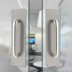 Door Handle Wood Barn Door Handle Balcony Gate Stainless Steel Sliding Push-Pull Knobs Cabinet Furniture Pull Hardware