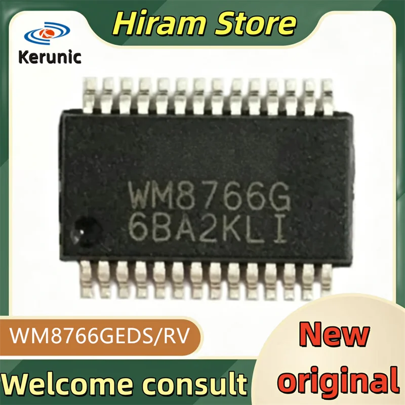 3PCS WM8766G New and Original WM8766GEDS/RV WM8766GEDS WM8766GED WM8766