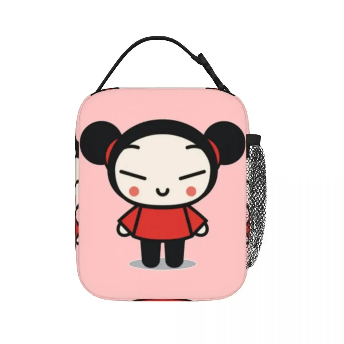 Cute Pucca Lunch Bags Insulated Lunch Tote Waterproof Bento Box Resuable Picnic Bags for Woman Work Children School