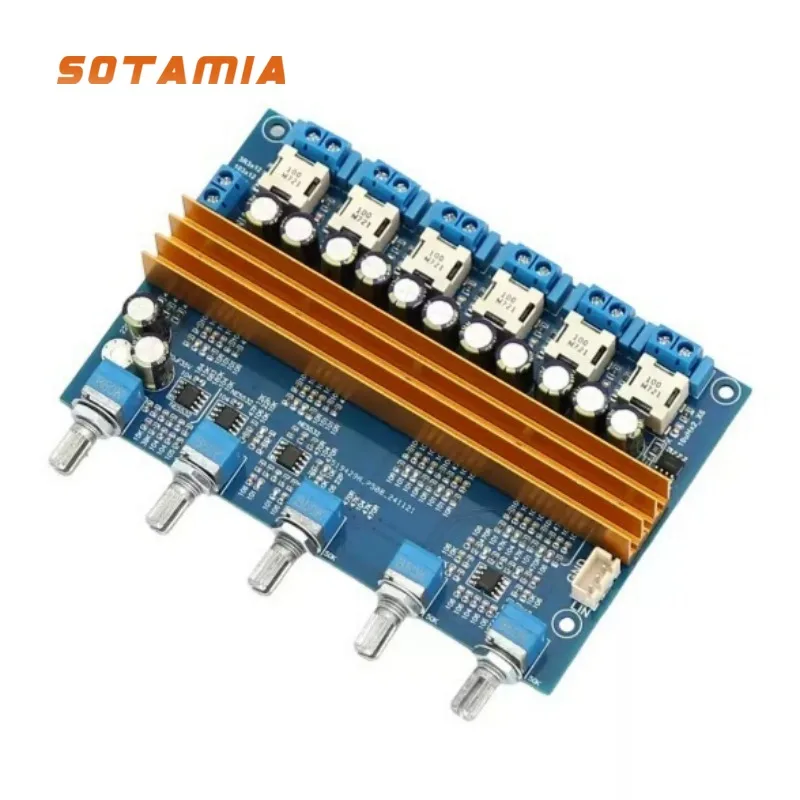 

SOTAMIA TPA3116 Power Amplifier 100Wx2+50Wx4 Subwoofer Amplificador 4.2 Channel Hifi Digital Audio Amplifier 5.1 Home Theater