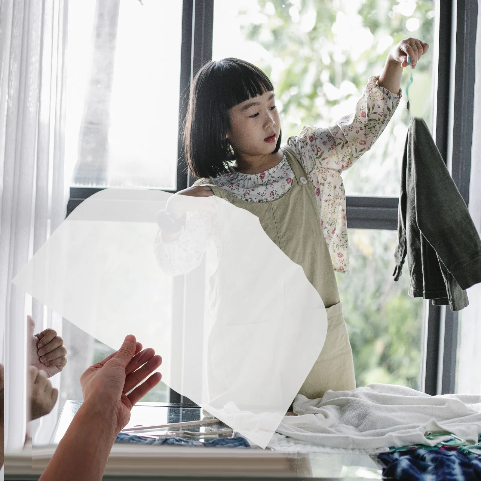 

10Pcs Transparent Plastic Wall Mounted Garment Dust Covers Thick Clothes Protector for Kids Coats Suits Jackets Hanging Closet