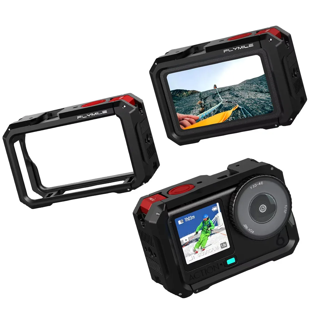 

Rabbit Cage Metal ​Frame for DJI OSMO ACTION 6 Aluminum Alloy Protective Case Camera Accessories