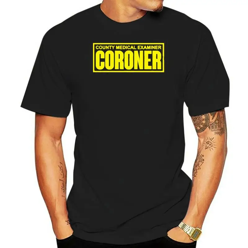 2022 New Arrival Men Fashion Coroner T-shirt Coroner Shirt CSI t-shirt Medical Examiner shirt Crime Scene cool shirts