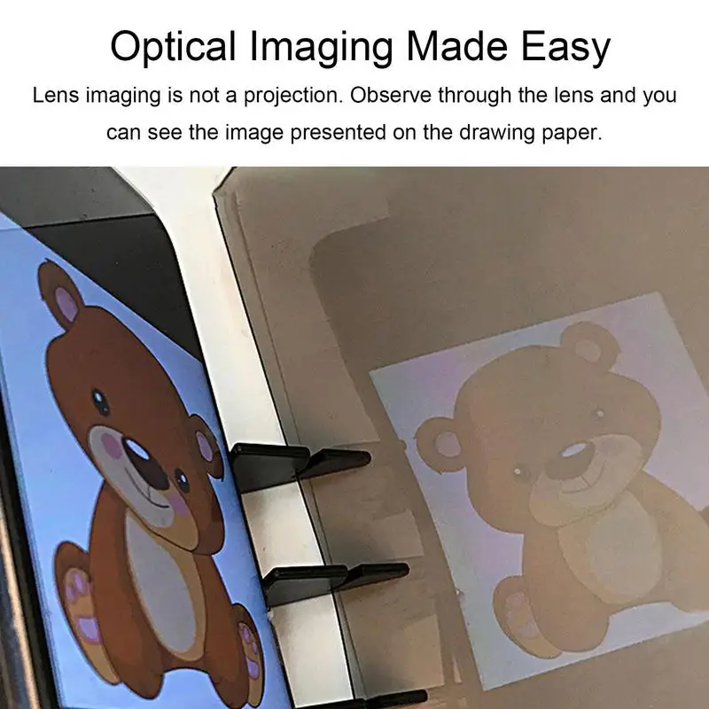 Optical Drawing Projector Image Drawing Board Art Projector Portable Optical Clear Drawing Board Drawing Tools For Kids Adults