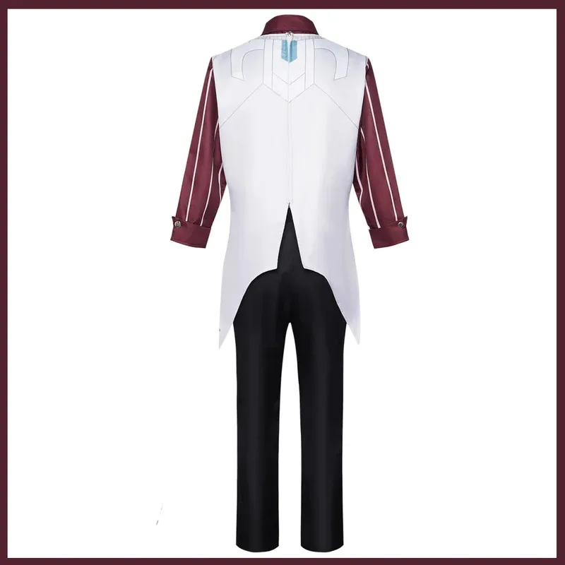 لعبة LOL Arcane الموسم 2 فيكتور أزياء تنكرية آلة هيرالد شريط قميص بلايز موحدة شعر مستعار رجل كرنفال الهالوين k;3,c'5.b;8'