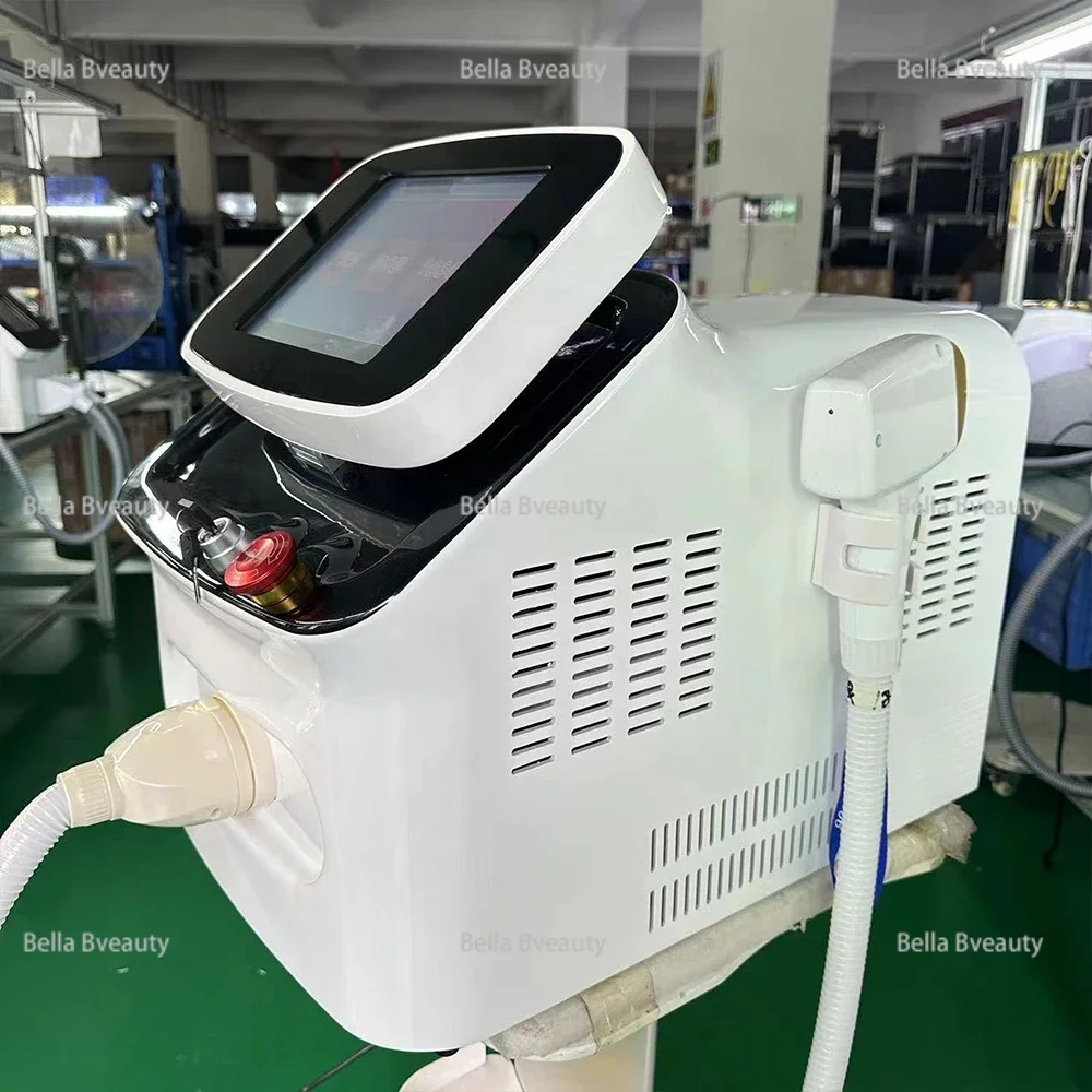 2024newest 3 wavelength portable diode lasar hair removal machine 755+808+1064nm permanent hair removal Painless hair removal