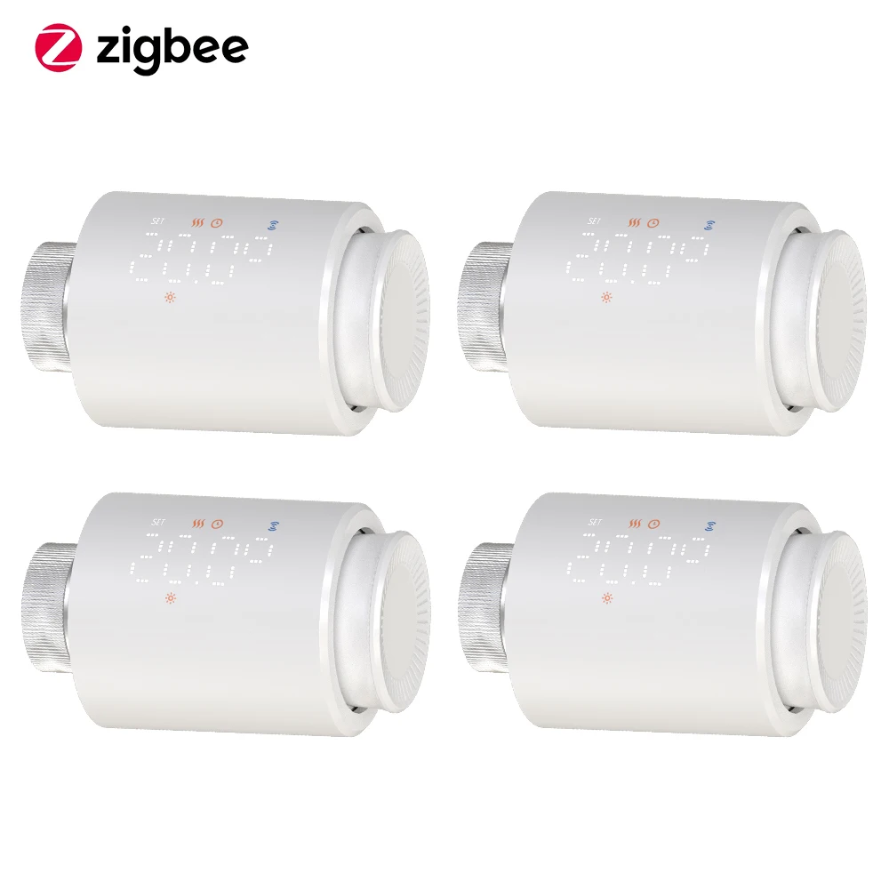 Slimme Wifi/Zigbee Trv Thermostaat Tuya Radiator Thermostatische Klep Programmeerbare Controller Actuator Alexa Google Voice Control