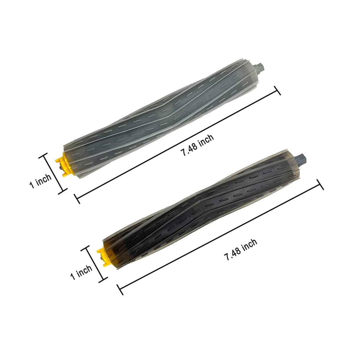 بكرة فرشاة مطاطية متعددة السطح ، قطع غيار ، متوافقة مع iRobot Roomba 800 900 ، مكنسة كهربائية