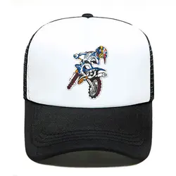 Czapka z daszkiem z siateczki motocrossowej moda męska damska reklamująca czapki z daszkiem drużyny podróżnej snapback czapka z daszkiem moto gp