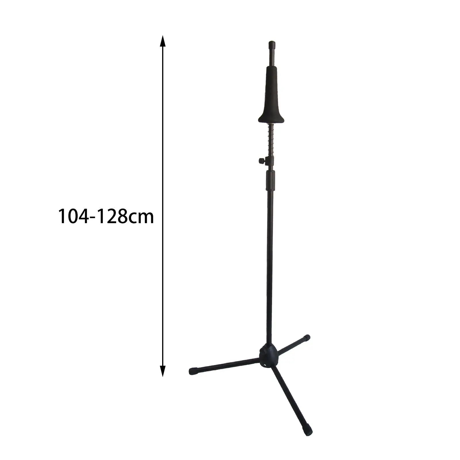 128cm Trombone Instrument Stand Tripod Base Portable Professional Trombone Stand