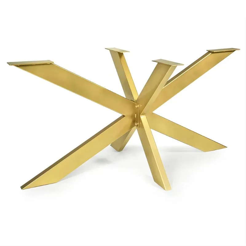 Outdoor Spider Dining Black Table Legs Metal Black Spider Design Table Legs Modern Iron Industrial Style Gold Table Legs