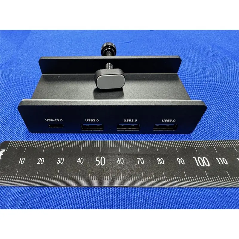 A42Z-USB HUB Clamp USB 3.0 Splitter Adapter For Imac Lenovo Desktop PC Accessories Usb Extension Hub Clip