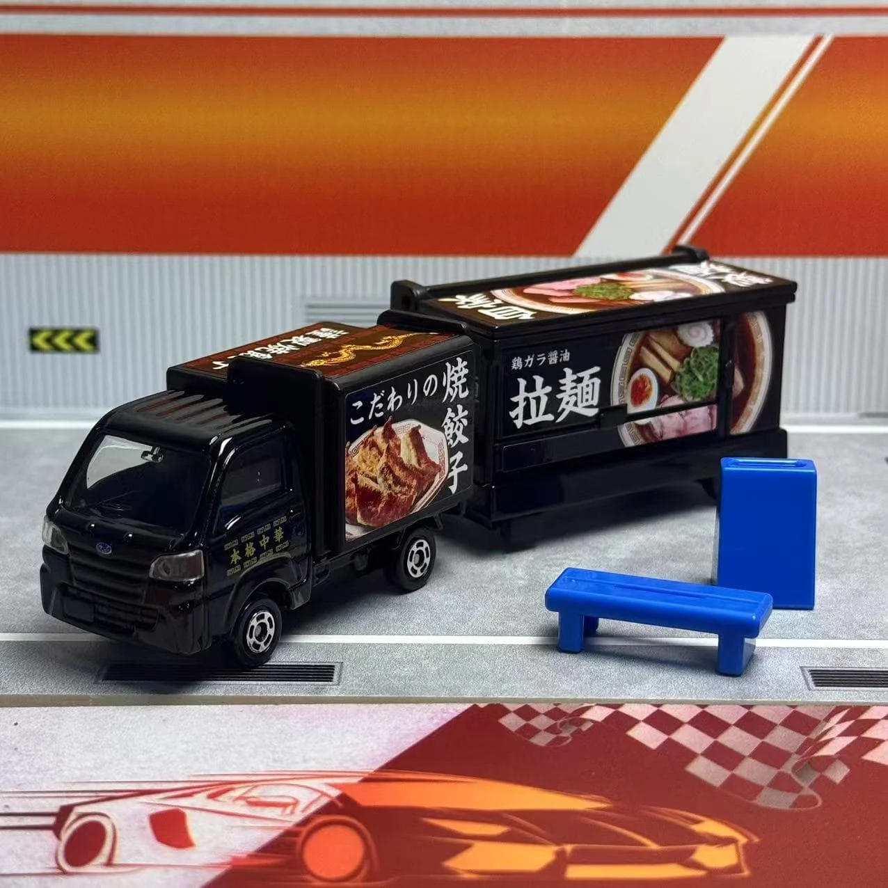 Takara tomy tomica longo tipo no.142 subaru sambar cozinha reboque liga carro diecast modelo réplica série crianças presentes menino brinquedos