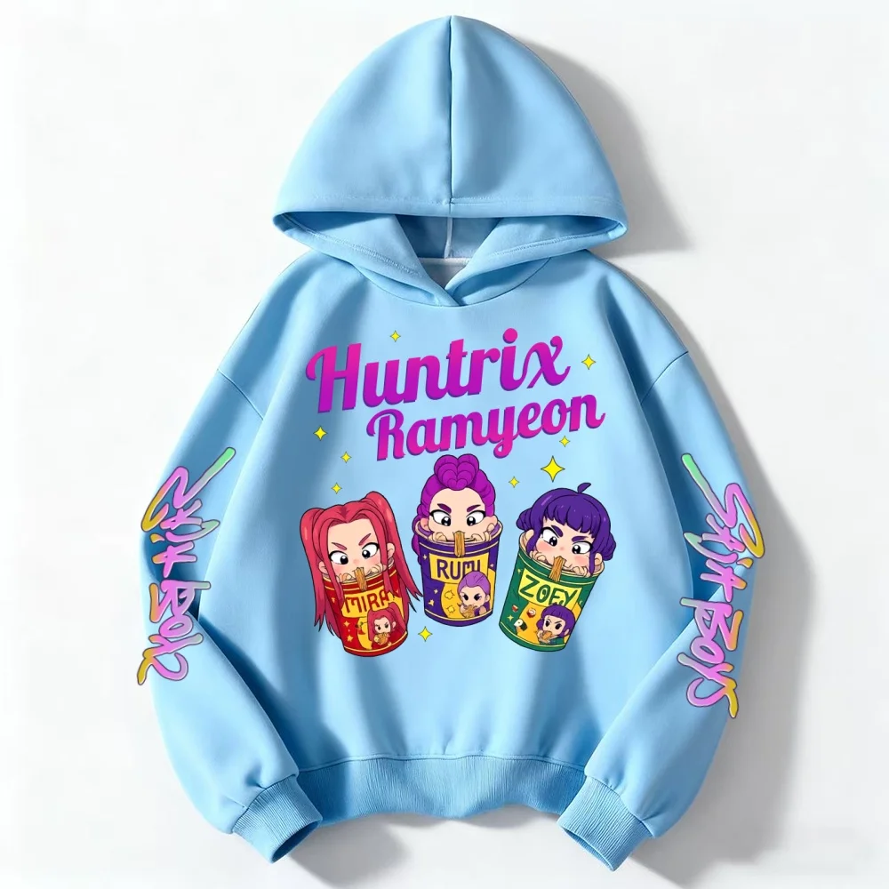 ربيع الاطفال البلوز للطفل الفتيان الفتيات ملابس علوية الخريف قميص قطني بكم طويل البلوز KPop شيطان هنتر الأطفال الملبس