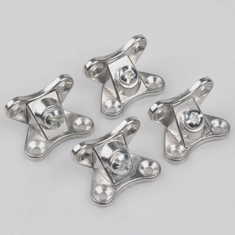 60PCS Butterfly L-shape Cabinet Furniture Shelf Corner Braces Connector Combination Fasteners Corner Codes Right Angle Brackets