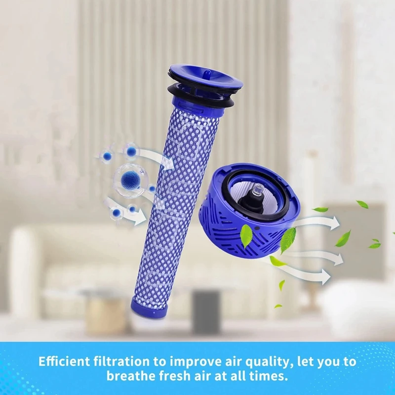 Детали фильтра, аксессуары для Dyson V6 Absolute Total Clean, беспроводная палка, вакуумные HEPA-фильтры, часть 966741 -01 & 965661 -01