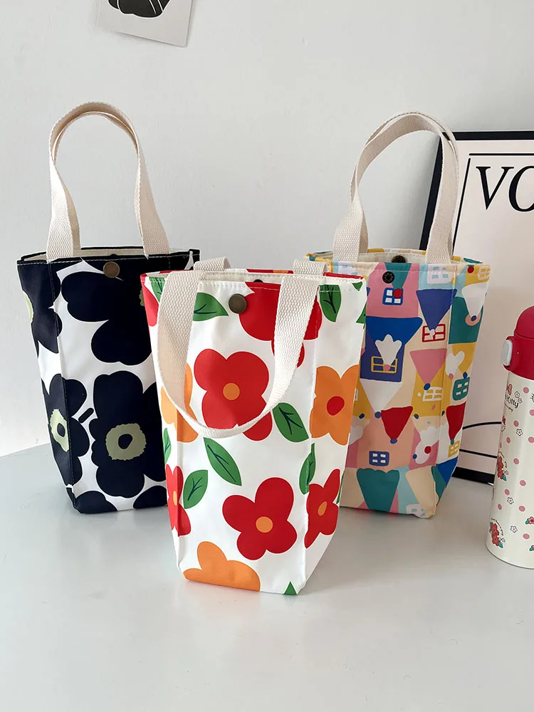 

Прочная водонепроницаемая ручная сумка для бутылки с водой, большая емкость, универсальная сумка для сохранения тепла, сумка для переноски для активного отдыха...