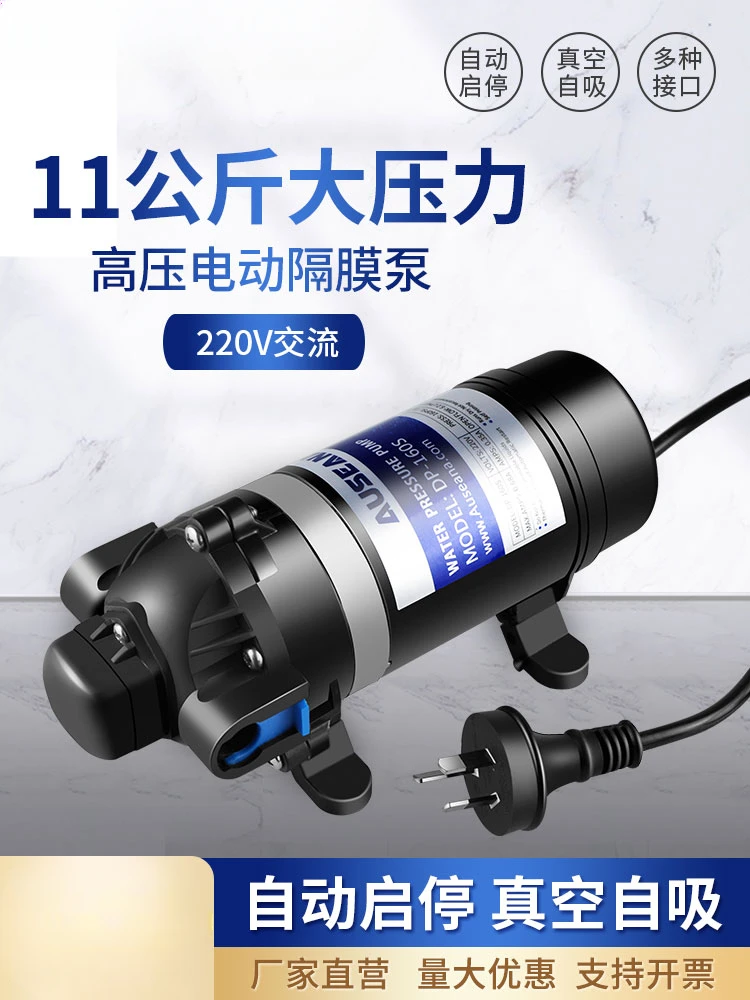 For DP160S high pressure atomizing pump 220V electric self-priming diaphragm pump