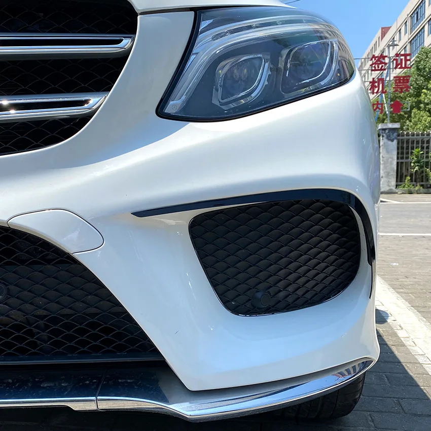 

Car Front Bumper For Mercedes-Benz GLE-Class W166 C292 2015-2018 AMG Splitter Spoilers Canard Air Knife Surround Trim Body Kit