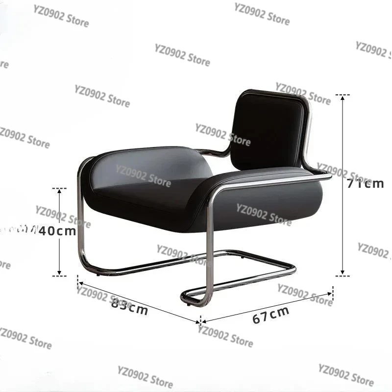 

Роскошный удобный скандинавский одиночный стул, металлическое кресло, современная мебель для гостиной со спинкой