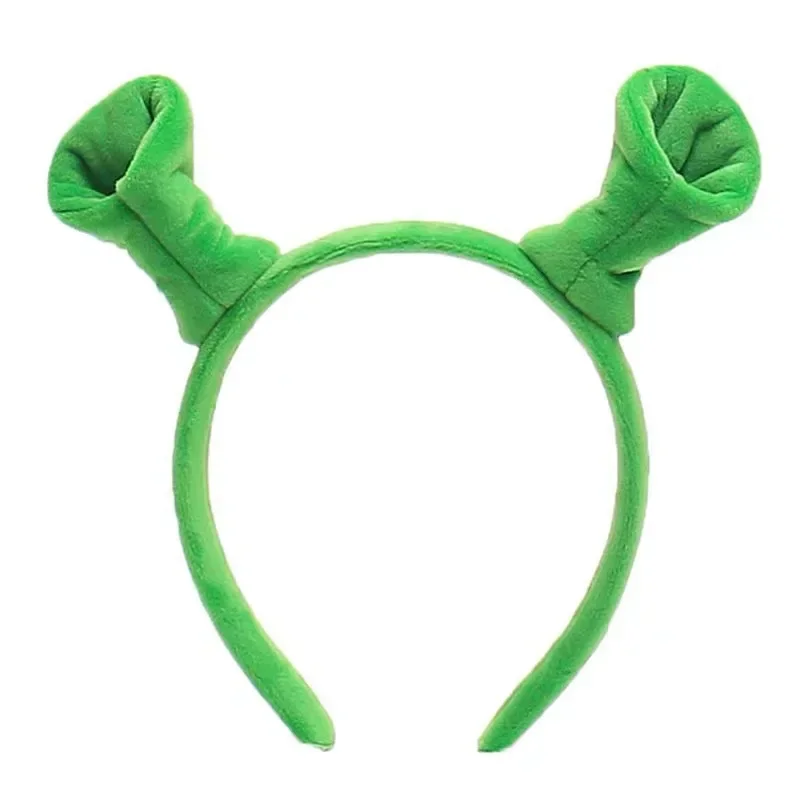 Creative Cute Shrek Hairband Women's New Style Cartoon Headwear Photography Props Super Adorable Hair Clip Funny Headband