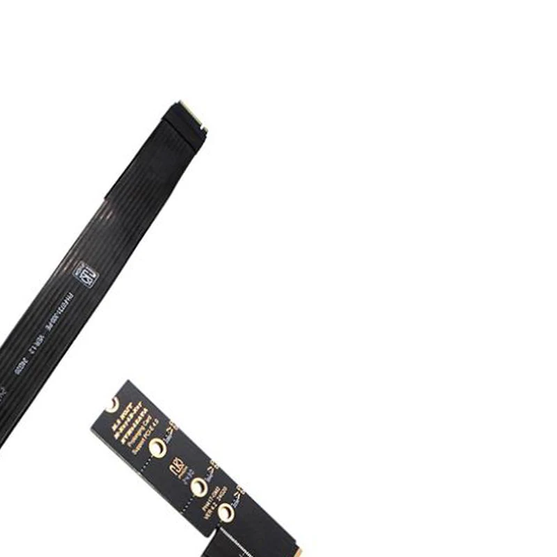 مجموعة واحدة من بطاقة PCIe 4.0 M.2 NVMe Riser - كابل تمديد M-Key لأجهزة SSD 2230/2242/2260/2280 (متوافق مع PCIe وSATA)