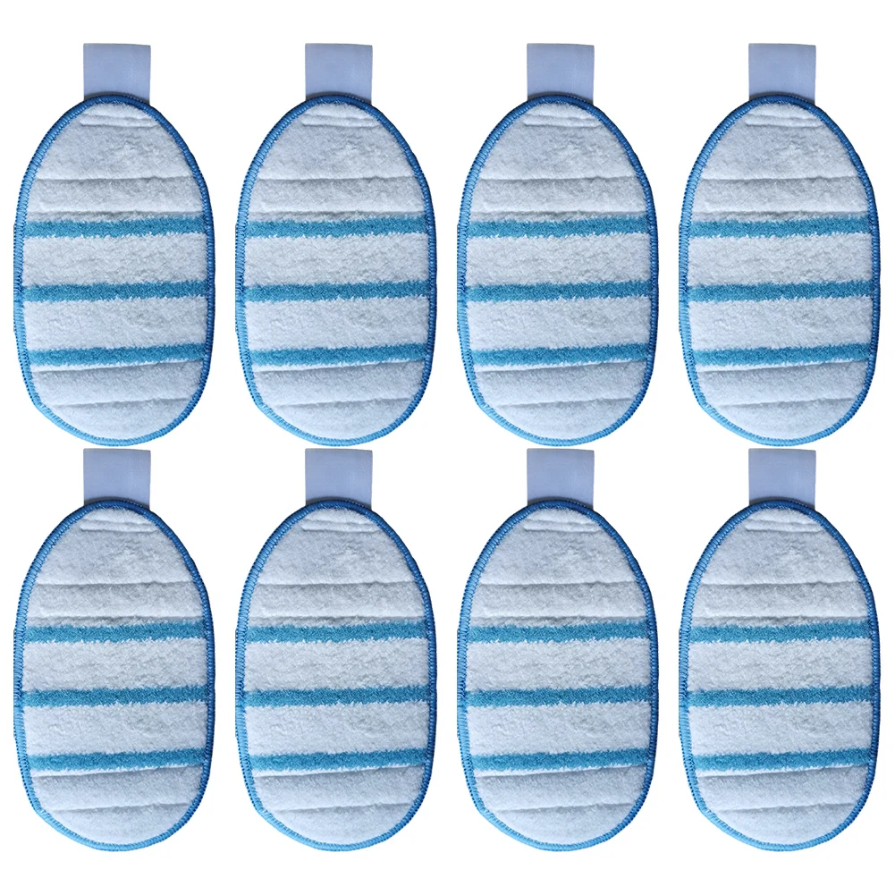 Set of 8 Microfiber Mop For Pads Compatible with For FSH10SM/FSSM Steam Cleaners Excellent Dirt Capture Ability