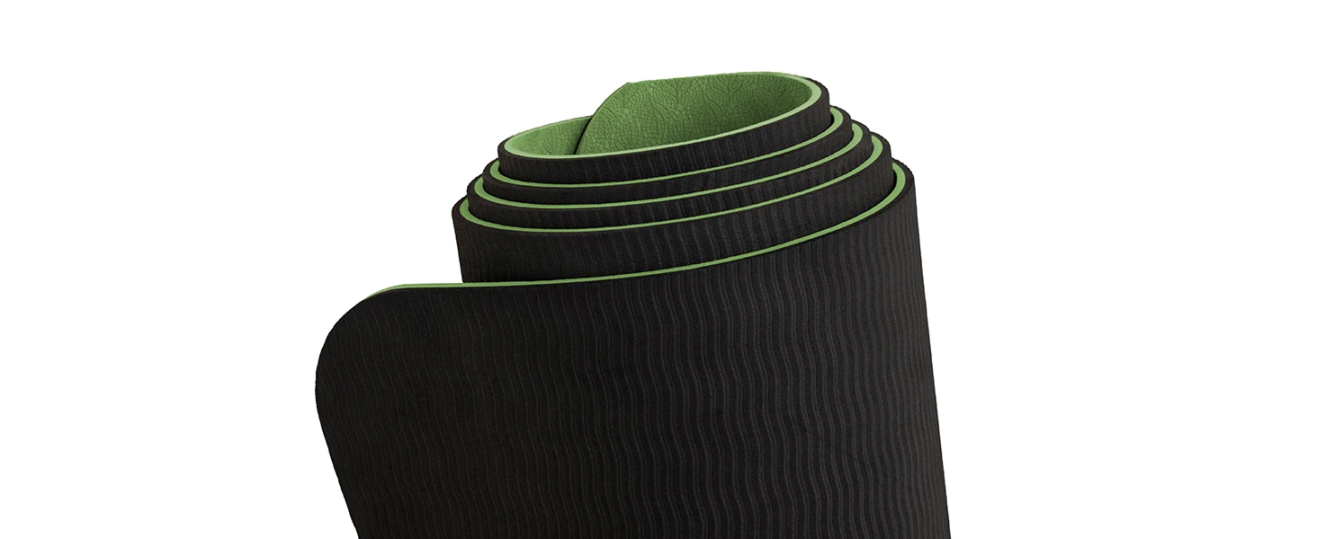 80cm/100cm Yoga Matte, Rutschfest TPE Gymnastikmatte für Pilates, Fitness & Training, Sportmatte für Yoga, Pilates & Gym – Detail 5