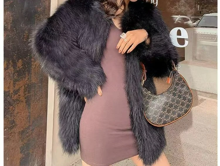 

2025 Autumn Winter New Warm Fur Fashion Fur Coat Young Thick Fashion Versatile Coat