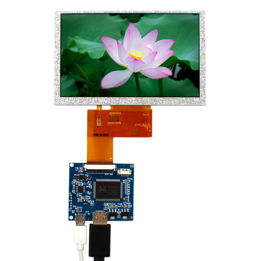 

5inch 800X480 VS050T-006A 1000nit With Mini HD MI Board 5VDC Power No OSD