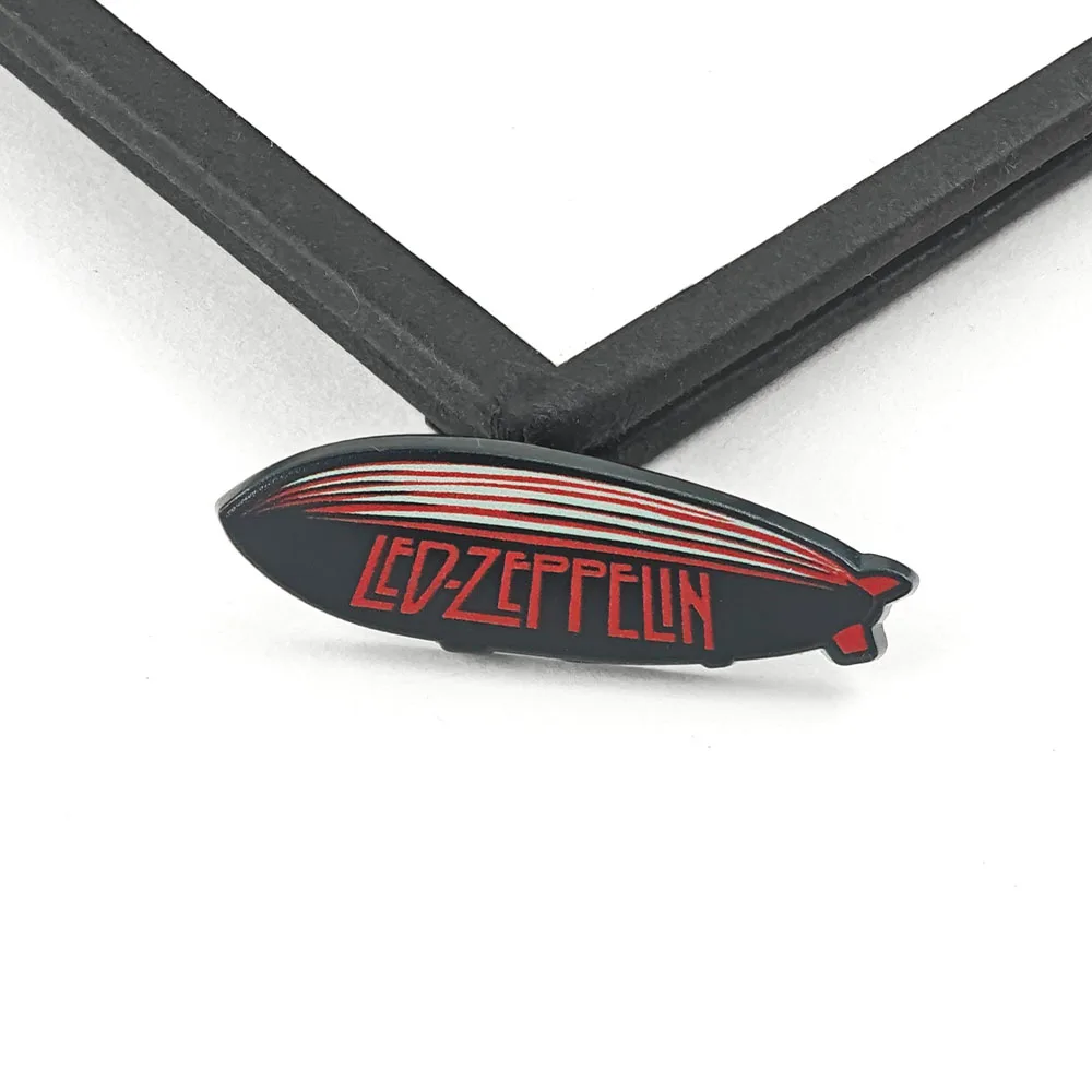 L-Led Z-Zeppelin Brosche Vintage Rockband Anime Cartoon Luftschiff Metall-Abzeichen Retro Emaille-Pin Musik-Fan-Geschenk Schmuck – Detail 7