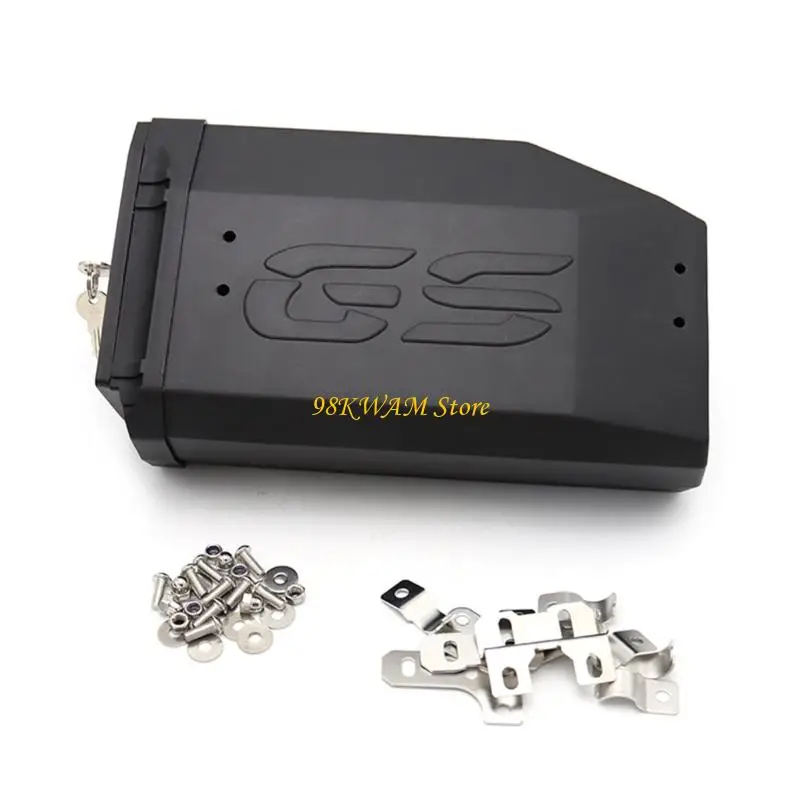 68UF Motorcycle Tool Storage Container ABS Construction Keyed Lock Suitable for R1200GS R1250GS TKR502 Adventure Bike Models