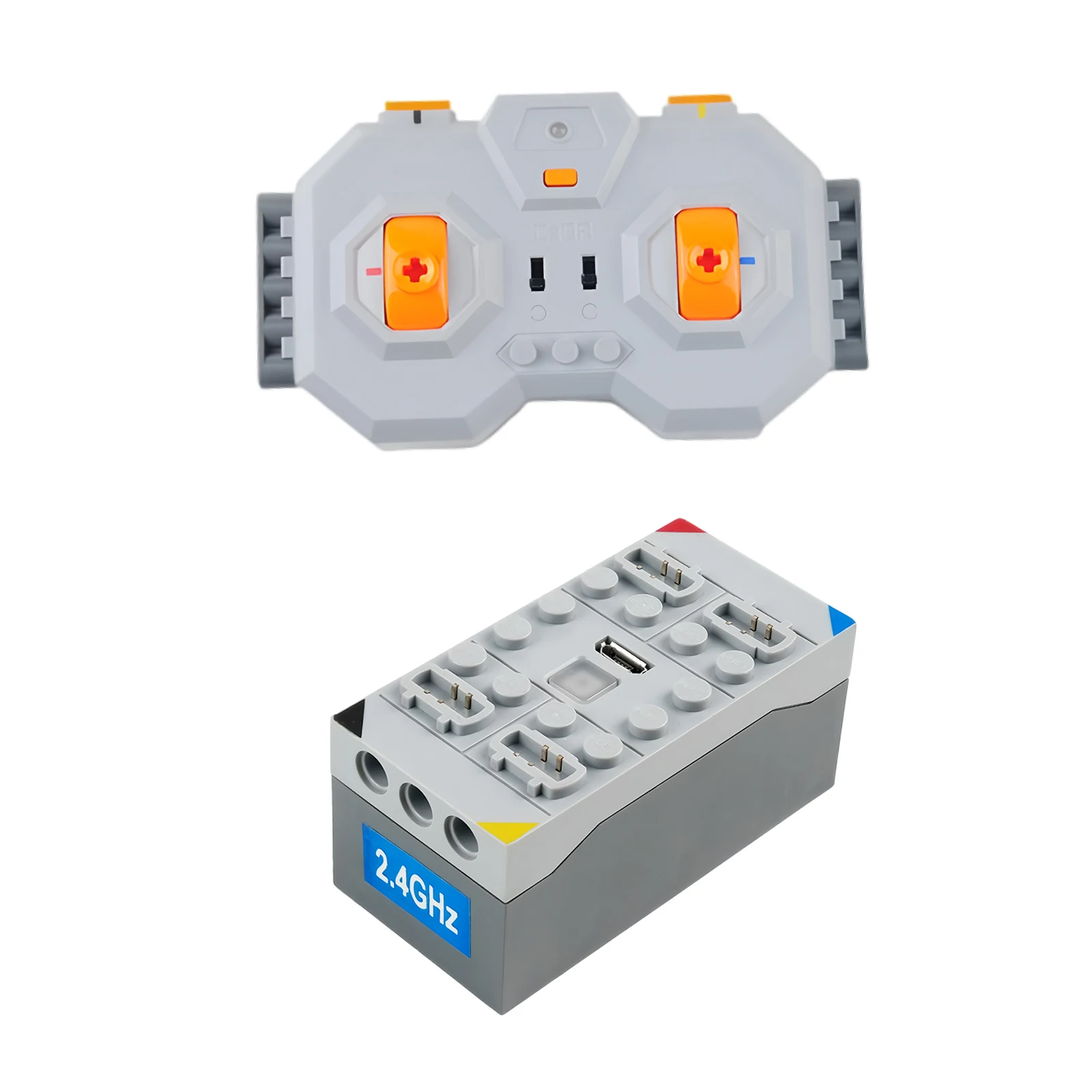 CaDA-piezas de Motor técnico, servomotor mejorado, bloques de construcción RC, modelo de coche, potencia mecánica, Compatible con Legoeds