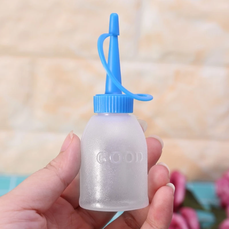 30ml Industrial Glue Gel Oil Ketchup Plastic Squeeze Bottle Jet Dispenser for Kitchen Bathroom Storage Bottle