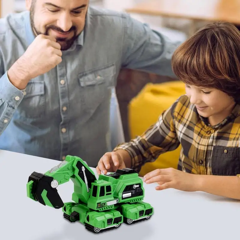 Dinosaur Car Toy Automatic Dinosaur Transform Car Toy Anti-Collision Flexible Wheel Automatic Deformation Dino Car Toy