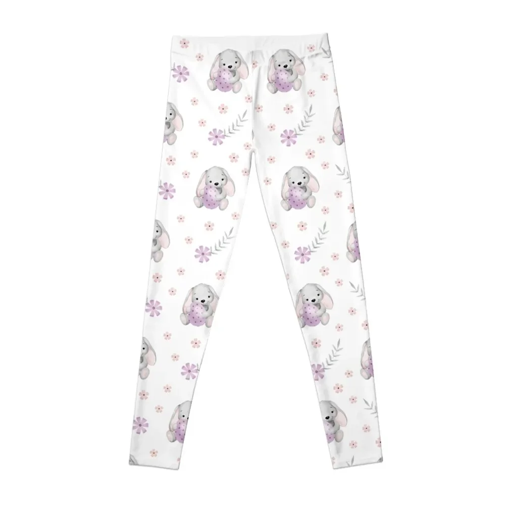 

Easter Bunny Purple Eggs - mugs, Leggings Golf wear Women's high waist gym's sportswear Womens Leggings