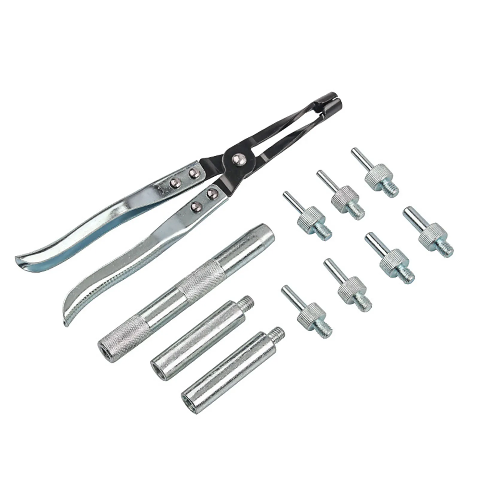 Valves Stem Seal Remover Installer Removal Tool 7.4mm Clamping Range Silver Valves Disassembly Tool Automotive Engine Repair Set