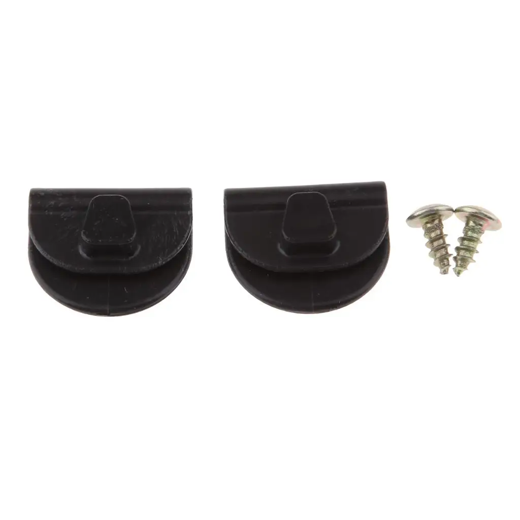 Left Battery Side Cover Clip Set Plastic Secure Mount Fit for Sportster XL883 XL1200 48 72 2004-2017