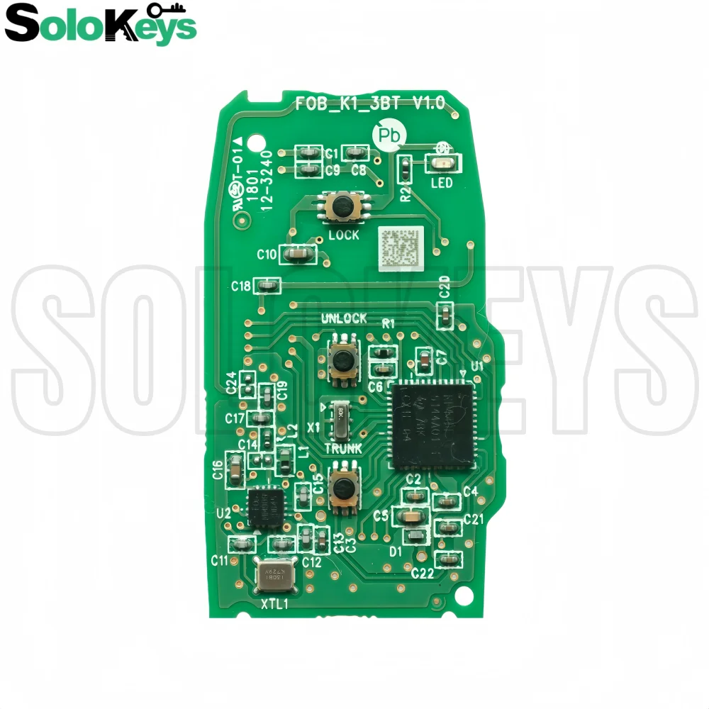 SOLOKEYS 95440-G6000 SYEC3FOB1611 For Kia Picanto 2017-2021 Original Smart Remote Control Key 434MHz ID8AChip