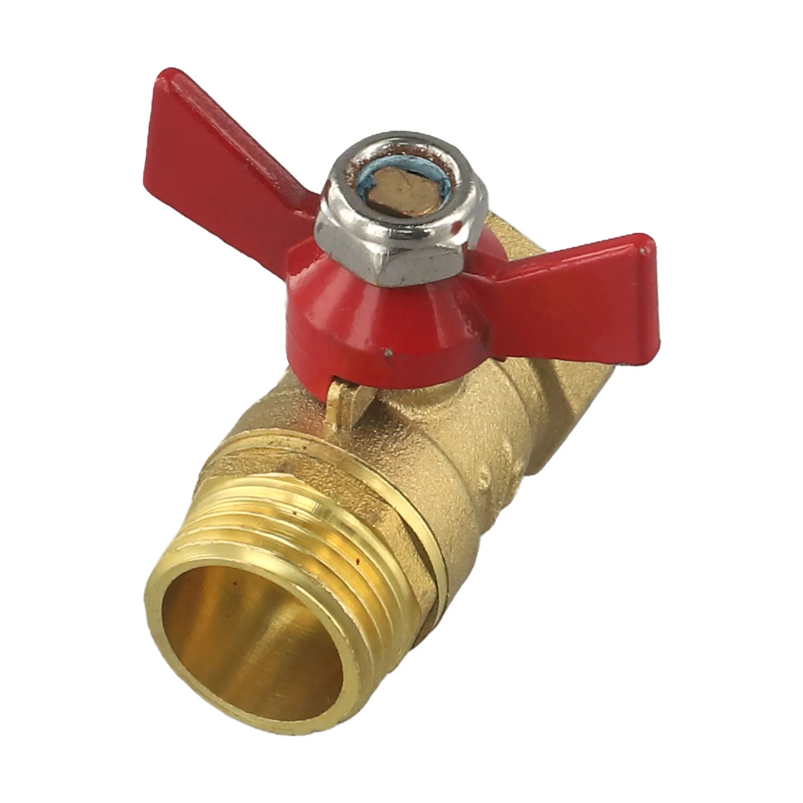 Brass Shut Valve Brass Garden Hose Valve For Garden Watering High-pressure Water Flow Interior Ball Valve Non-slip Grip