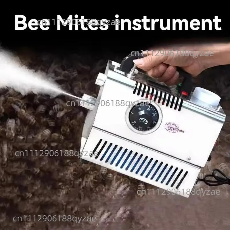 with Handle Outdoor Electric Smoke Machine for Mite Bees Removal Beekeeping Tool 12V 220V Mites Spray Fog Machine   1pcs
