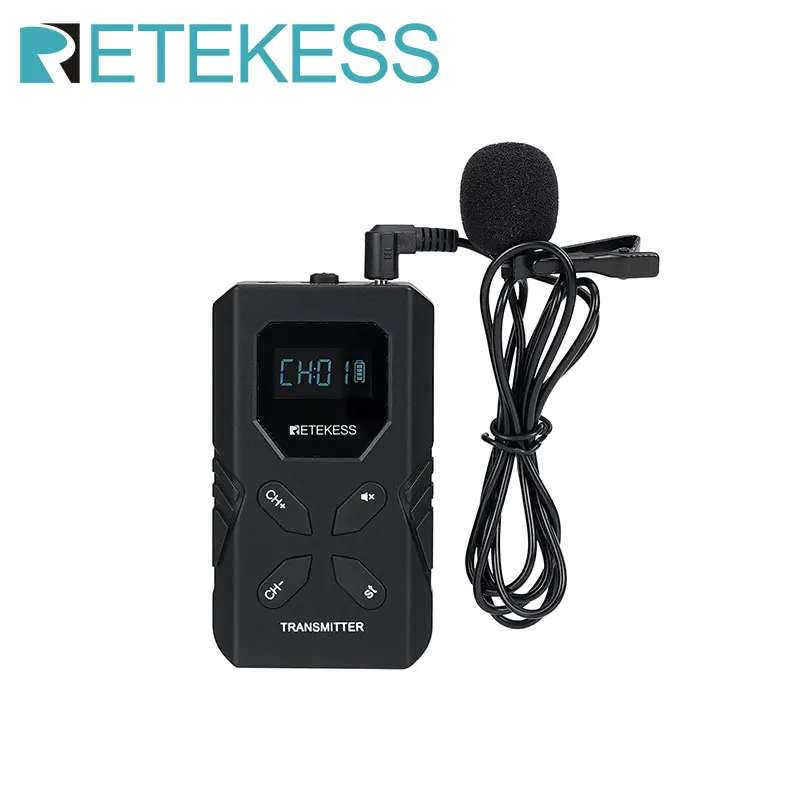 Retekess TT117 FM Transmitter Wireless Audio Tour Guide System Voice Guide For Conference translator Excursion Factory Visiting